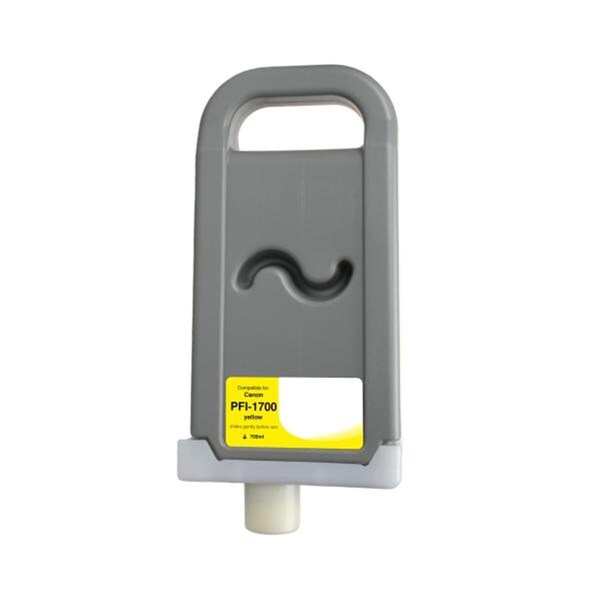 Wf Non-OEM New Yellow Wide Format Ink Cartridge for Canon PFI-1700 WCPFI1700Y - main